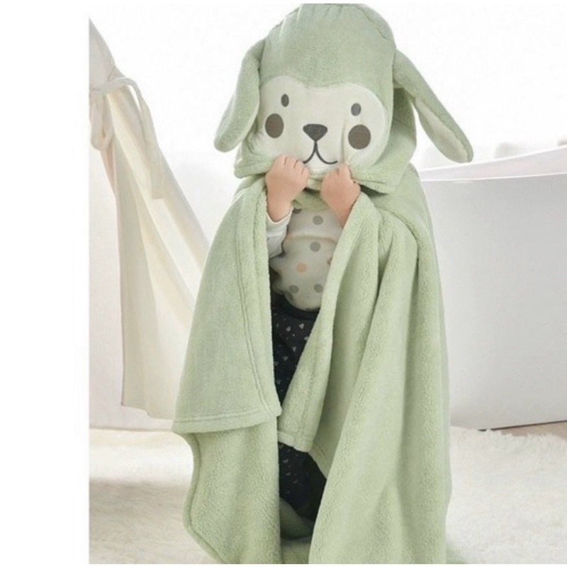 Khăn tắm cho bé, áo choàng tắm đi biển cho bé 70x140cm