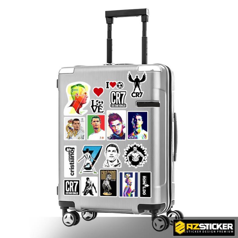 [Siêu Rẻ] [Sticker Single]  Hình Dán Sticker Ronaldo CR7 | Dán Nón Bảo Hiêm, Điện Thoại, Laptop,PVC Chống Nước