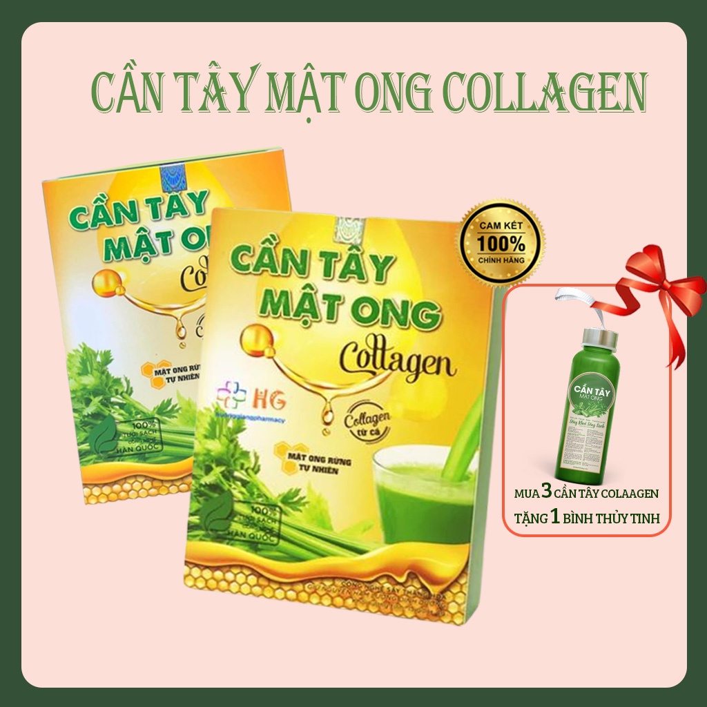 Bột Cần Tây Mật Ong Collagen Giảm cân cấp tốc thực phẩm hỗ trợ giảm béo an toàn detox nhanh hiệu quả
