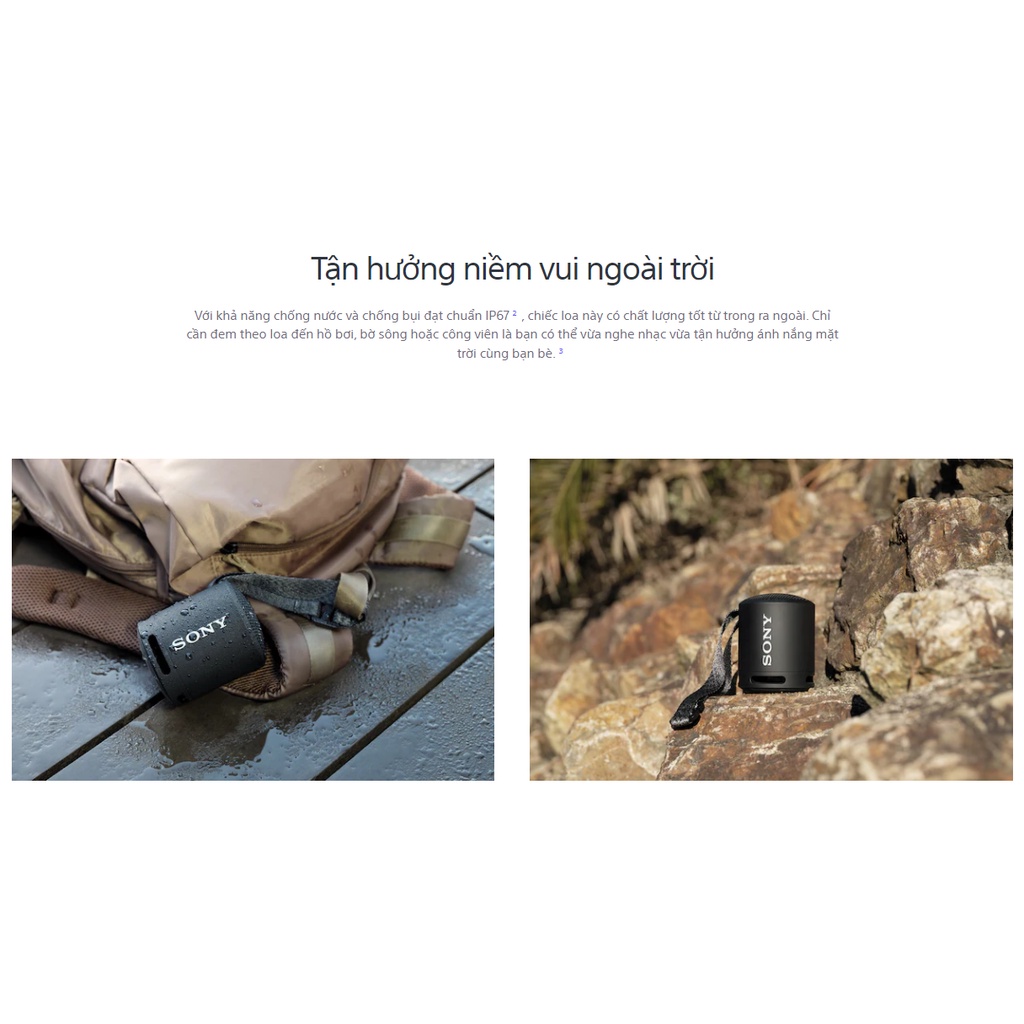 Loa Bluetooth Loa không dây di động Sony XB13 với EXTRA BASS™- CHÍNH HÃNG CTY SONY VIỆT NAM, NGUYÊN SEAL