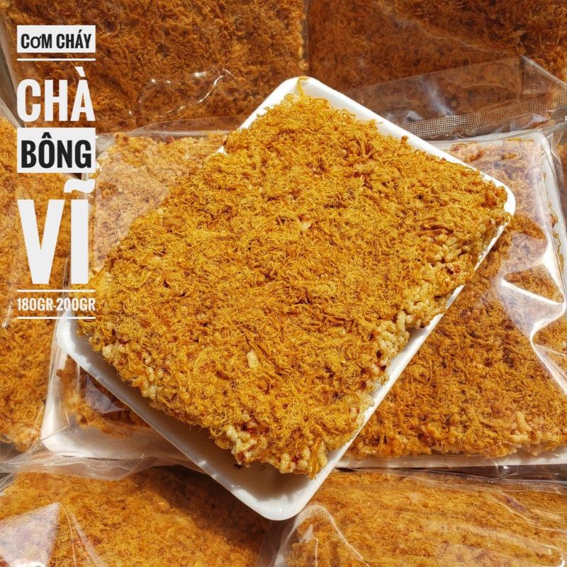 Cơm cháy siêu chà bông