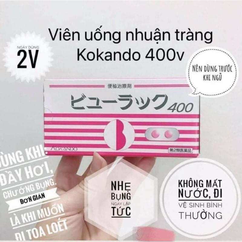 Vỉ 50 Viên Viên Uống Nhuận Tràng Kenton Diet Kokando Nhật Bản