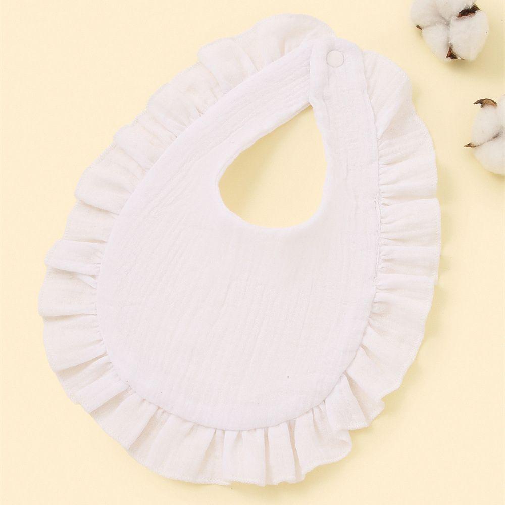 Yếm Ăn Cotton Màu Sắc Xinh Xắn Dành Cho Bé
