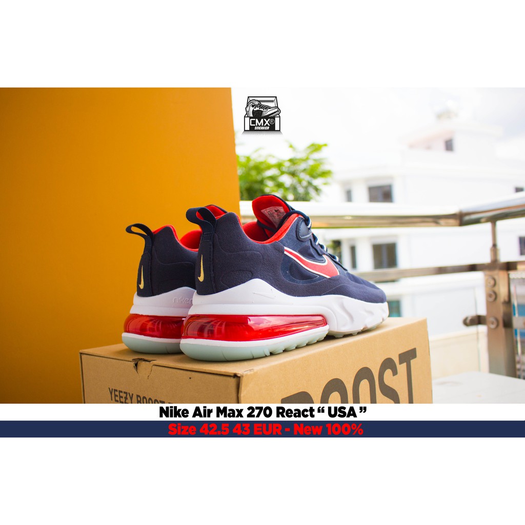 😘 [ HÀNG CHÍNH HÃNG ] Giày Nike Air Max 270 React ' USA ' ( CT1280-400 ) - REAL AUTHETIC 100%