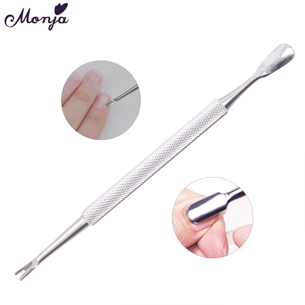 MONJA [Hàng mới về] Dụng Cụ Đẩy Tế Bào Chết Bằng Thép Không Gỉ Tiện Dụng