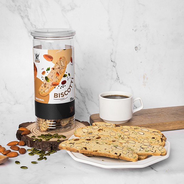 [Combo Biscotti Original + Bánh Ngũ Cốc] Biscotti Original VUA YẾN MẠCH 250g + Bánh ngũ cốc 350g