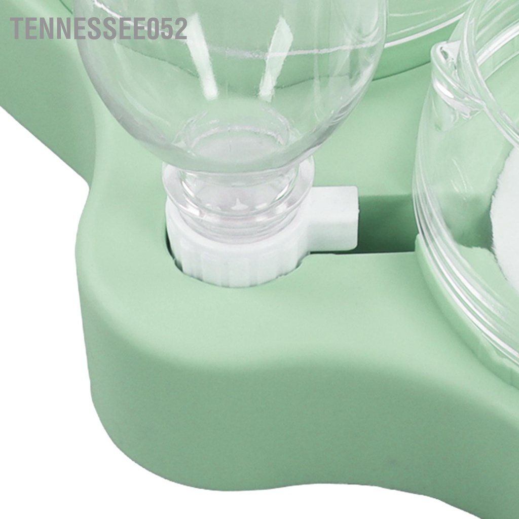 [Hàng Sẵn] Bát ăn cho mèo, cho chó ba ngăn có khay nước kèm bình cấp tự động đa năng cấp PP 3 trong 1【Tennessee052】