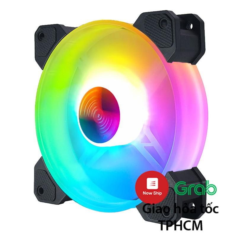 Quạt tản nhiệt case RGB Coolmoon V2 366 hiệu ứng