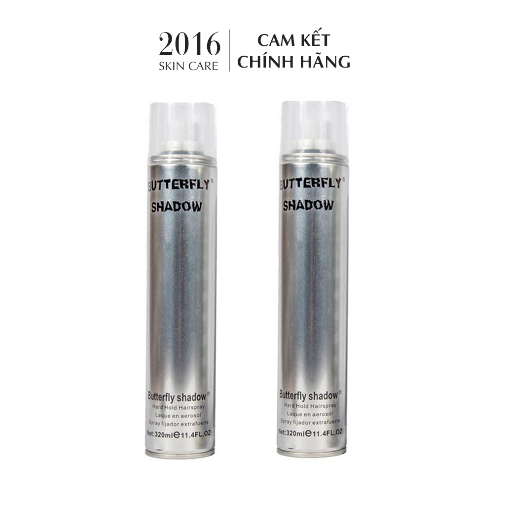 Gôm Xịt Tóc Butterfly Shadow 320ml - 2016 Skincare