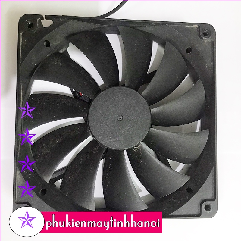 Quạt tản nhiệt vuống 14cm 12v 0.45A tháo nguồn