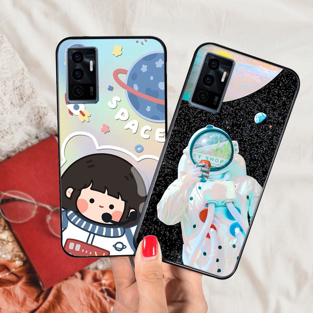 Ốp lưng Vivo V23-Vivo V23E - Y15S - Y53S - Y72 5G mẫu  vũ trụ cute đáng yêu, ốp phi hành gia rẻ bền