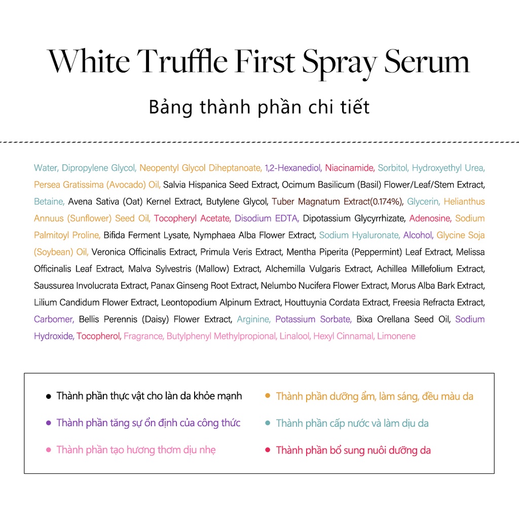 Serum dạng xịt khoáng D'Alba căng bóng da The First Spray Serum 50ml/100ml