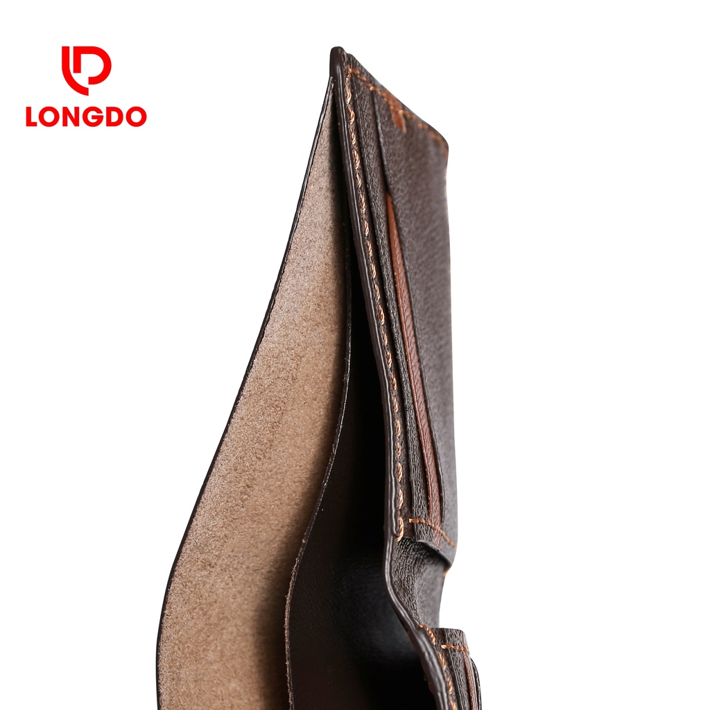 Ví da nam giá rẻ - Cam kết 100% da bò thật - Bảo hành 5 năm - Thương hiệu uy tín Longdo Leather - B05