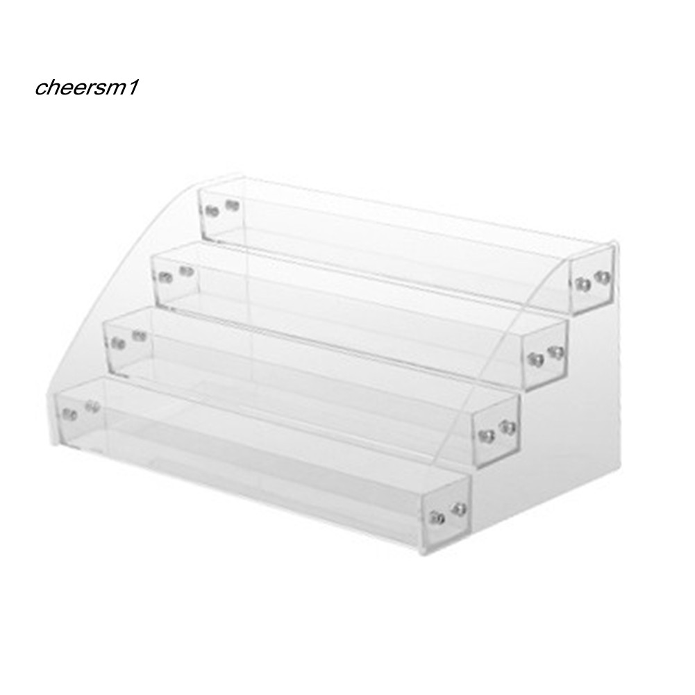 Giá để trưng bày chai sơn móng tay nhiều tầng bằng acrylic trong suốt