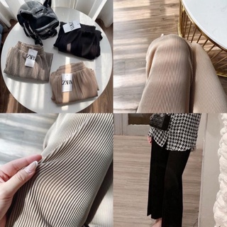 Quần suông sớ dập ly màu siêu tây cho nữ