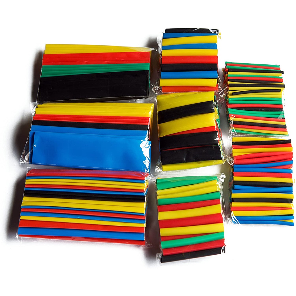[328 Pcs] [ Heat Shrink Sleeving Tubing ] [Electrical Wire Cable Wrap] [Assortment Electric Insulation Heat Shrink Tube]
