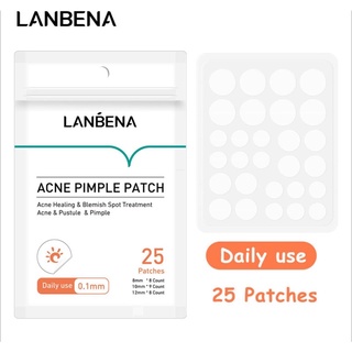 Miếng dán mụn LANBENA tràm trà giảm mụn ban ngày ban đêm Acne Pimple Patch