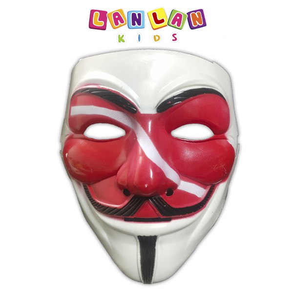Mặt nạ hacker Anonymous LANLAN KIDS đồ chơi mặt nạ hóa trang dành cho bé