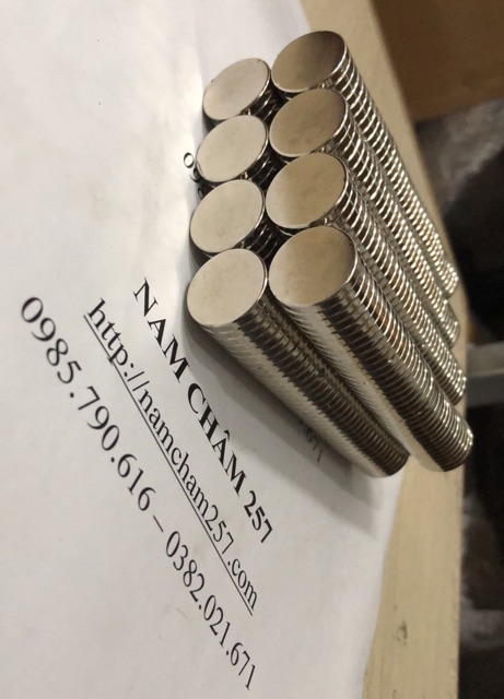 [Xả Kho]30 viên Nam châm đất hiếm 20x3mm,nam châm trắng 20x3 dùng trong trang trí
