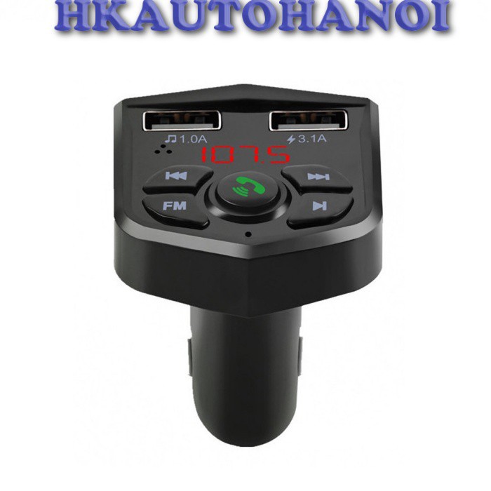 ⚡️GIÁ SỐC⚡️Tẩu Nghe Nhạc Bluetooth 5.0 Model 803E Trên Xe Hơi Cao Cấp Kèm Sạc Nhanh 3.1A