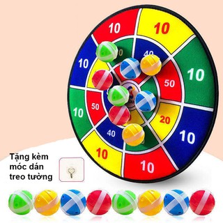 (TẶNG MÓC TREO) Đồ chơi bảng bóng gai ném phi tiêu độc đáo an toàn cho trẻ em - 8 bóng bảng lớn 35cm