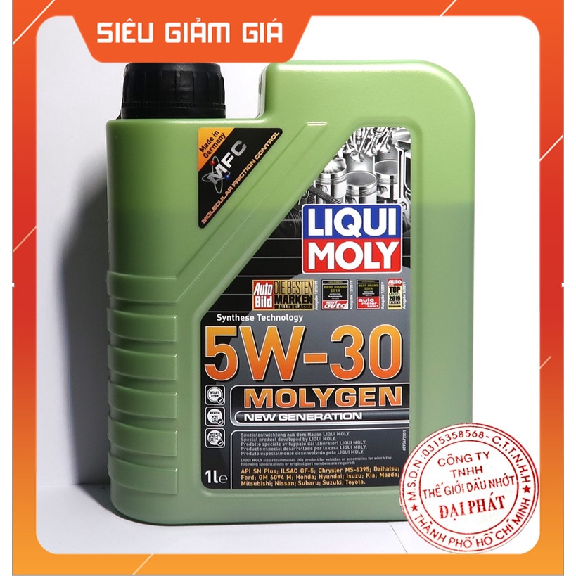 Dầu nhớt nhập khẩu 100% Liqui Molygen 5w30 dành cho xe tay ga và ô tô