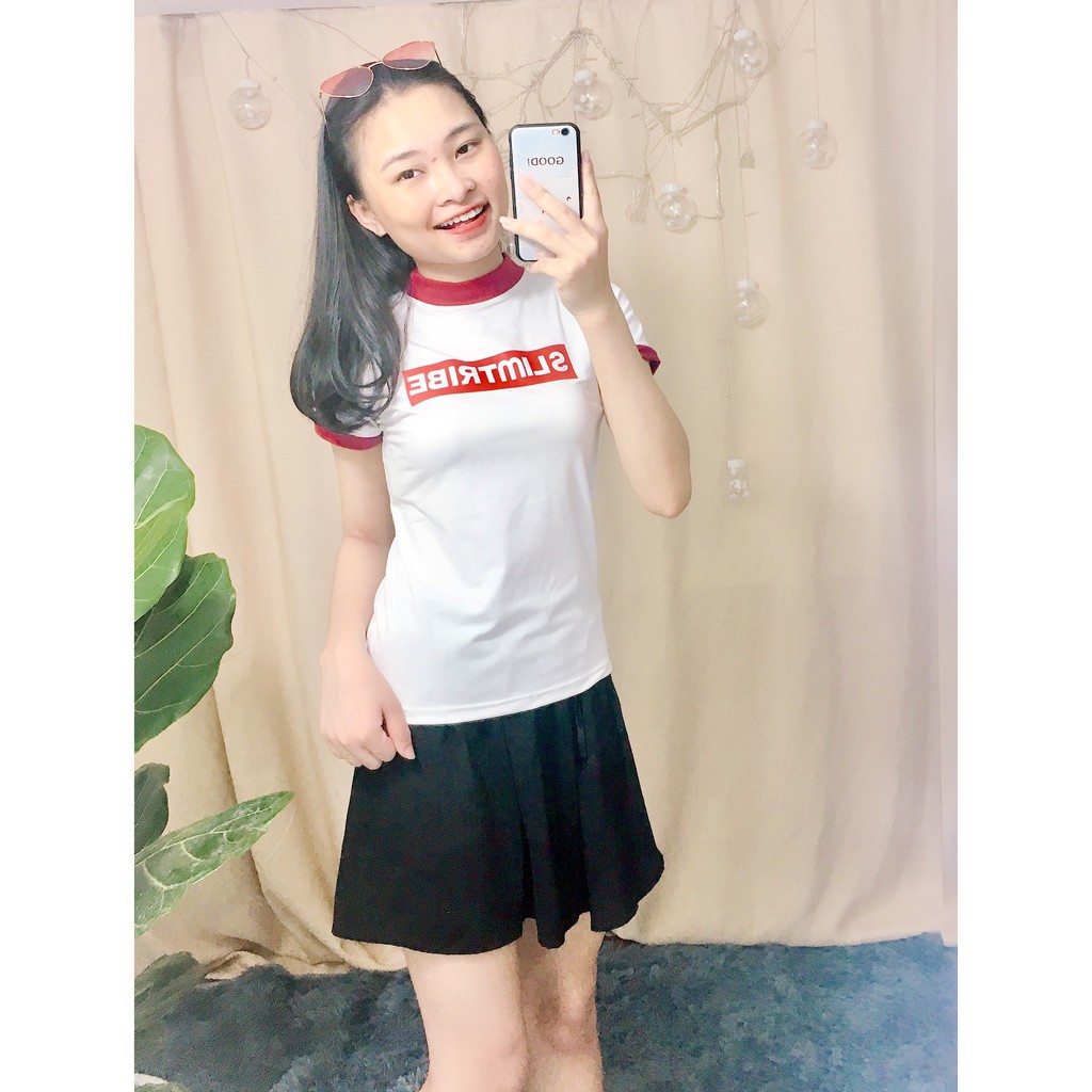 [NHẬP MÃ 20CHT6 GIẢM NGAY 10%] Áo phông nữ slimtribe chất vải cực đẹp | BigBuy360 - bigbuy360.vn