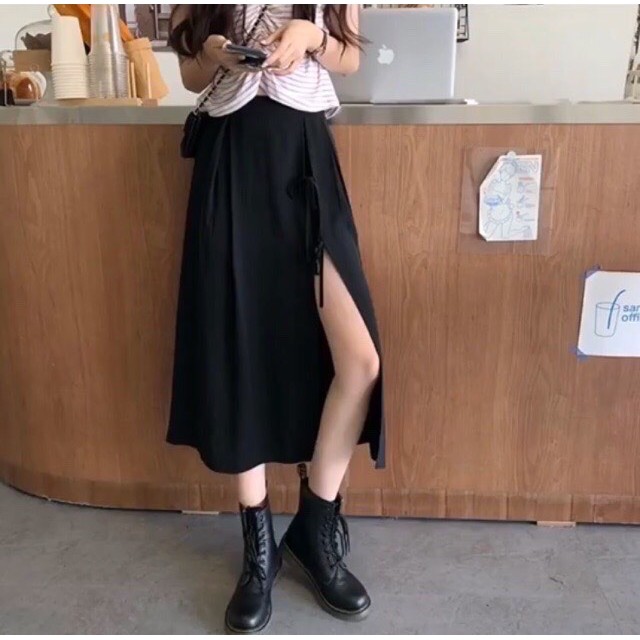 Chân Váy Xẻ Phối Dây Buộc Chéo | BigBuy360 - bigbuy360.vn