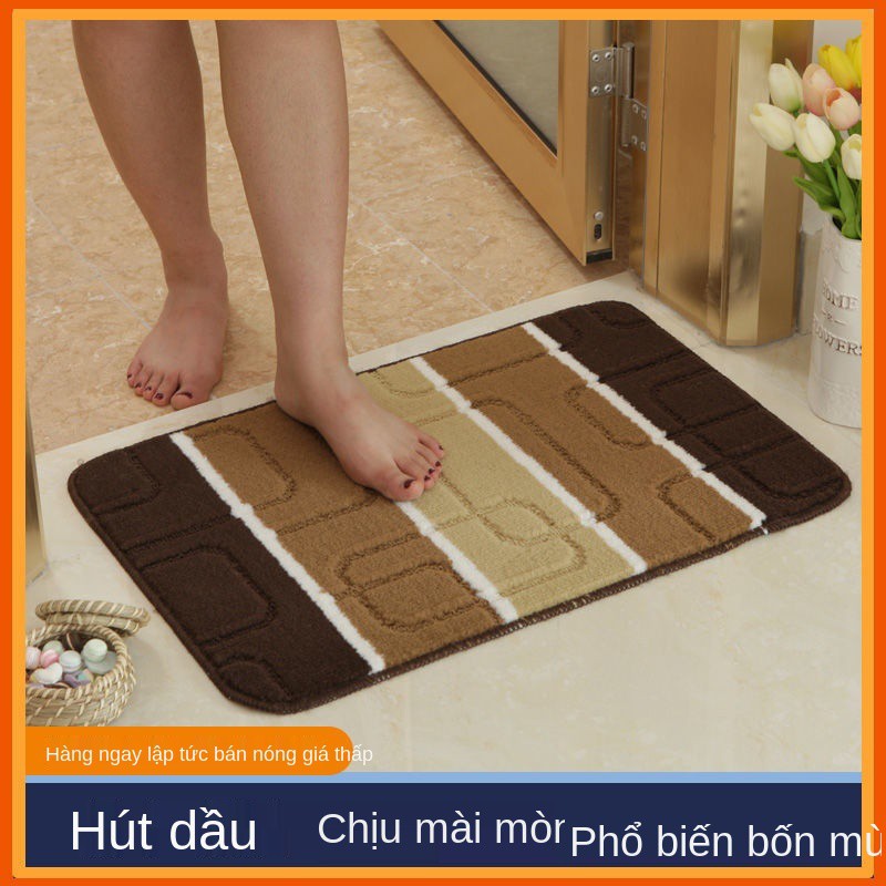 [Mua hai tặng] Thảm trải sàn phòng ngủ, cửa tắm, gia đình, sàn, tấm lót chống trượt 40 * 60cm