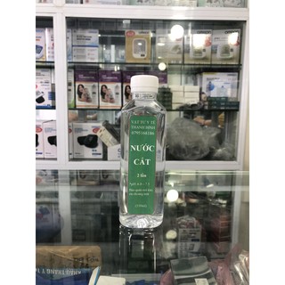 Nước cất 2 lần (chai 350ml)