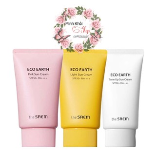 Kem Chống Nắng The SAEM Eco Earth Power Sun Cream SPF50+ PA+++