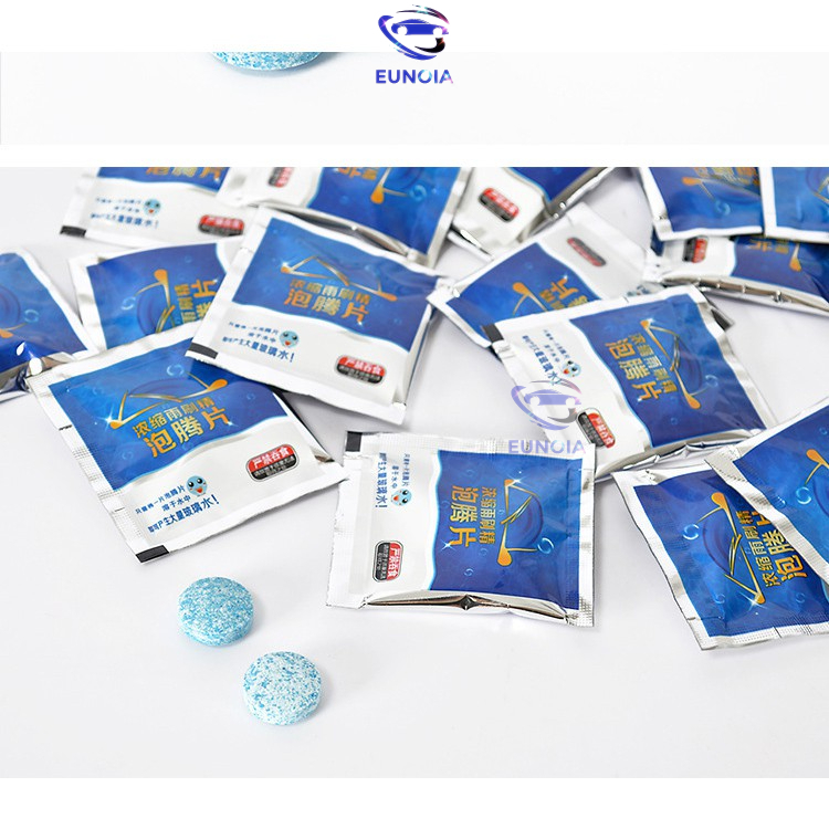 Viên sủi rửa kính ô tô - 1 Viên - tẩy sạch kính, tạo hiệu ứng lá sen.