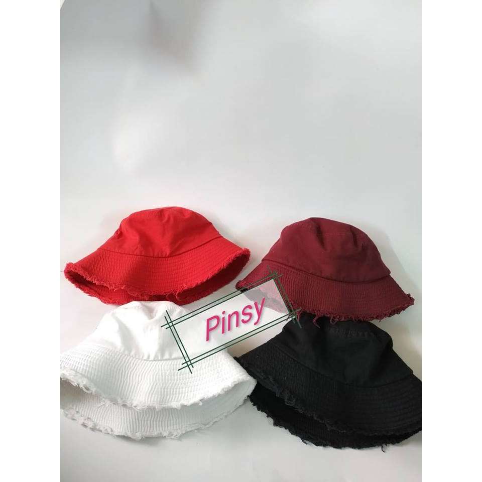 FREESHIP ĐƠN 99K_NÓN BUCKET TAI BÈO VIỀN RÁCH THỜI TRANG
