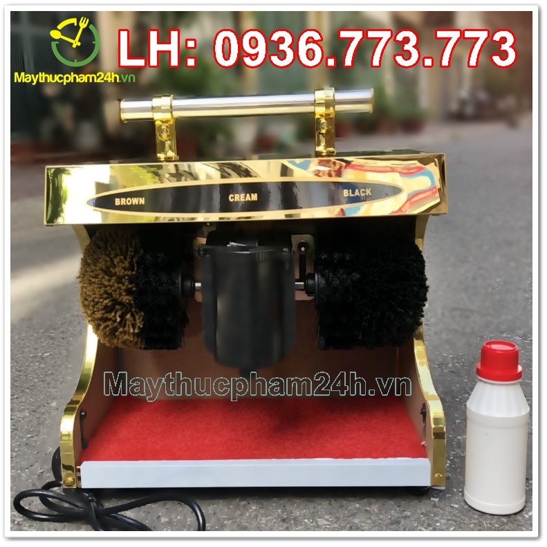 Máy đánh giầy mặt trước tráng gương vàng G1 tặng kèm hộp xi 150ml