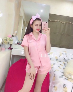 pijama lụa đ  hoa quynh anh