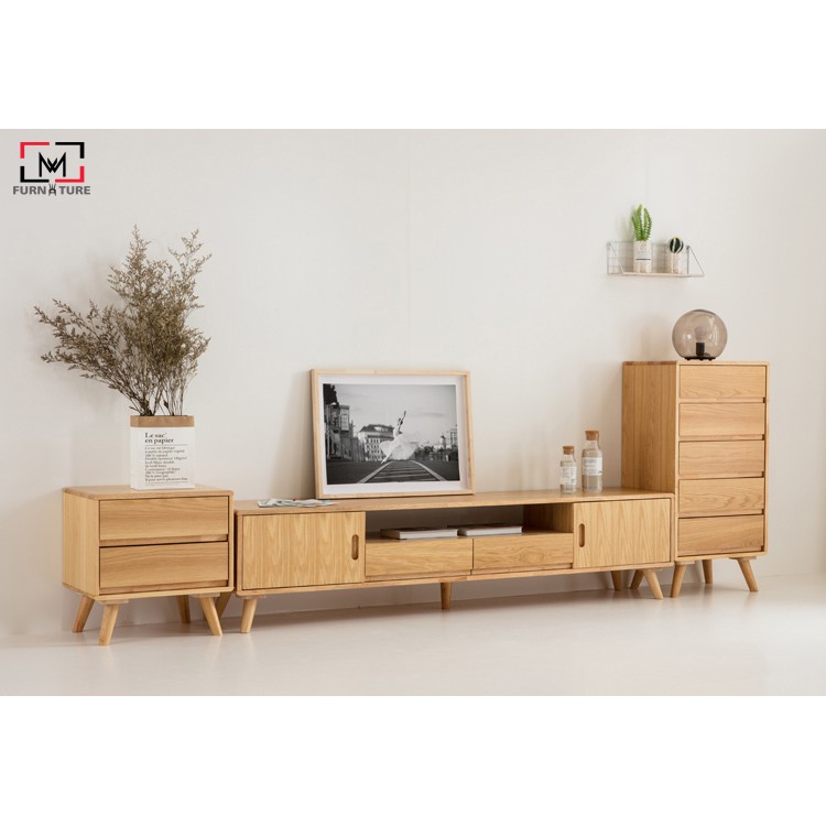 [SIÊU PHẨM] KỆ TIVI GỖ PHÒNG KHÁCH ĐỂ SÀN ĐA NĂNG - TV CABINET