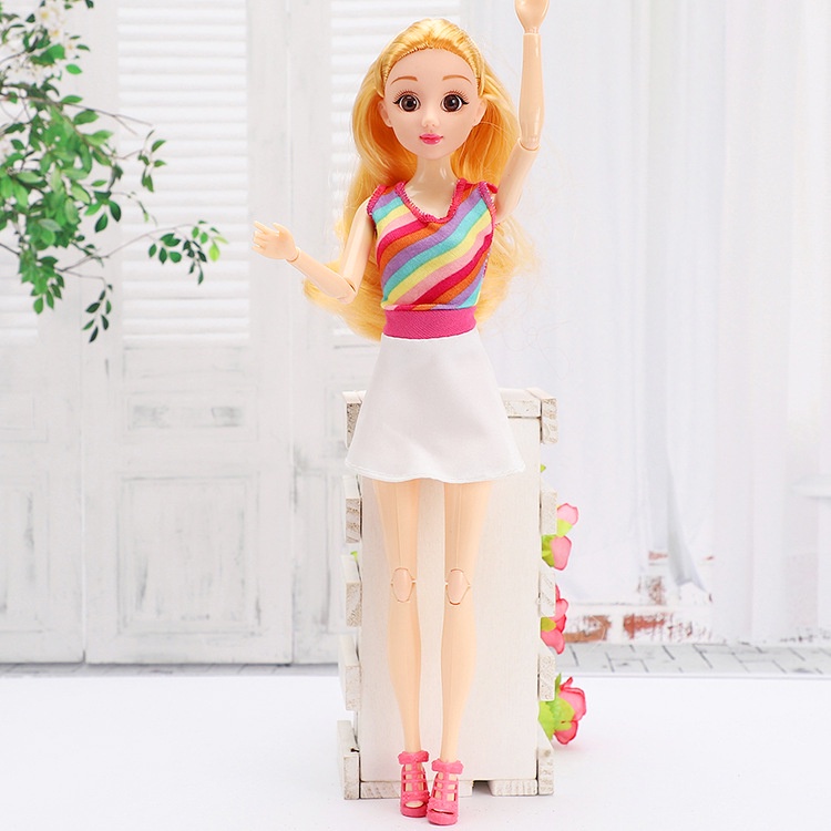 Trang phục áo đầm váy nhỏ nhiều kiểu dáng màu sắc cho búp bê BKD 30cm