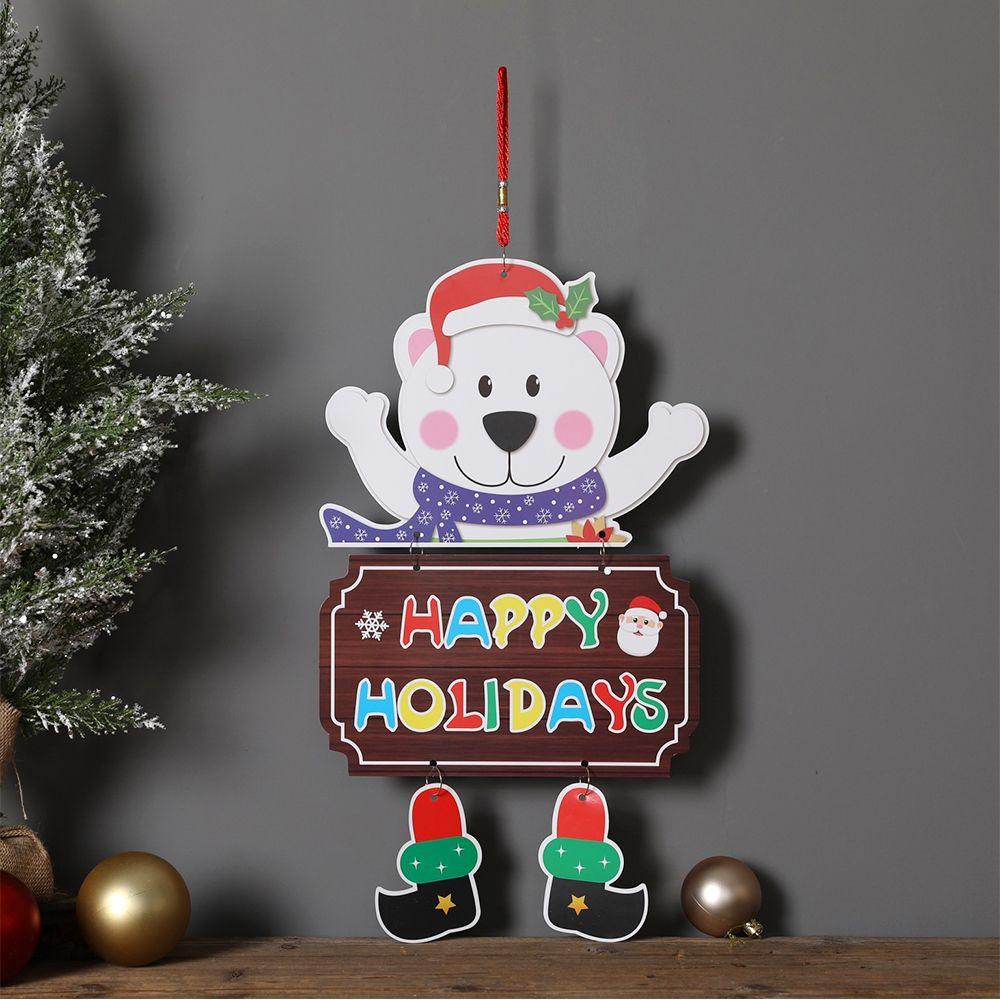 Ông Già Noel / Người Tuyết Bằng Giấy Treo Trang Trí Giáng Sinh Năm Mới