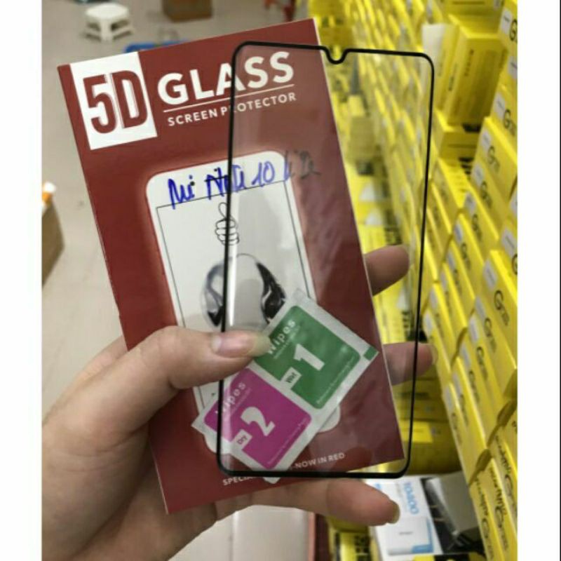 Kính cường lực 5D xịn Xiaomi Mi note 10 Lite full màn hình