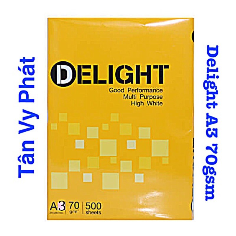 (Hỏa tốc) Giấy In Delight A3 70gsm (5ream)