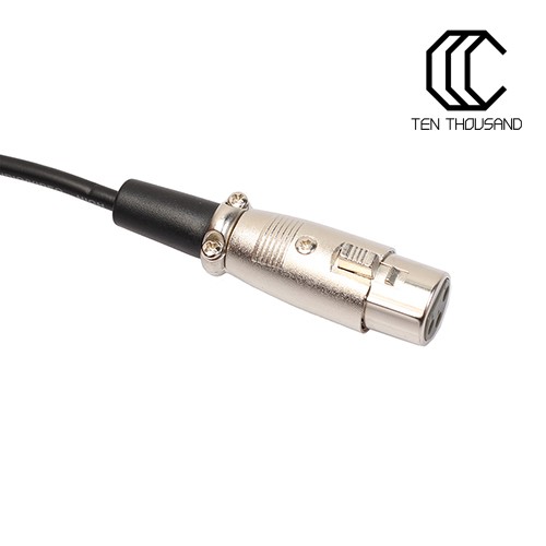 Dây cáp gắn micro đầu cắm 0Ft 1/8 Inch 3.5mm sang lỗ cắm XLR 3 Pin