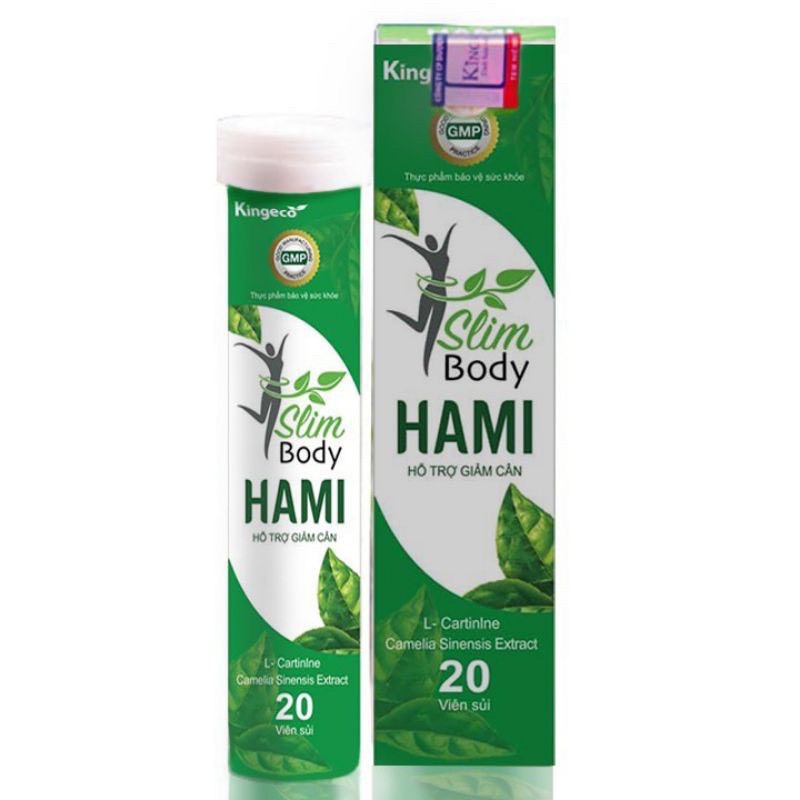 Slim Hami Body- Viên sủi giảm cân chính hãng Sunite-Trà giảm cân -không tác dụng phụ