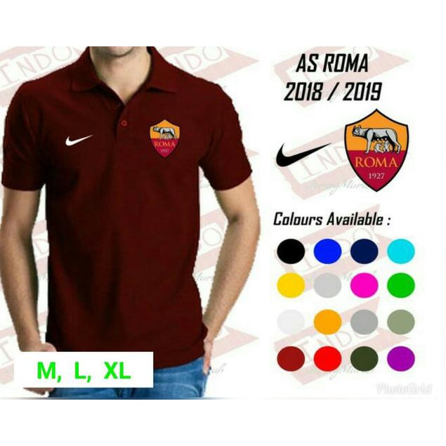 Áo Thun Polo As Roma 2018 / 2019