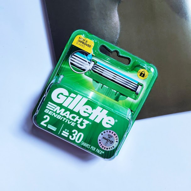 [Chính hãng] Hộp Lưỡi Dao Cạo Râu Gillette Mach3 Vỉ 2 Cái Turbo, Sensitive, Classic - Mach 3 cao cấp