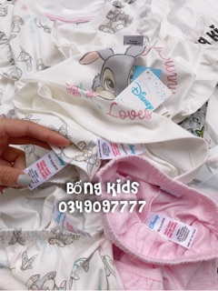 2 Bộ Mặc Nhà Bé Gái Thỏ Bunny
