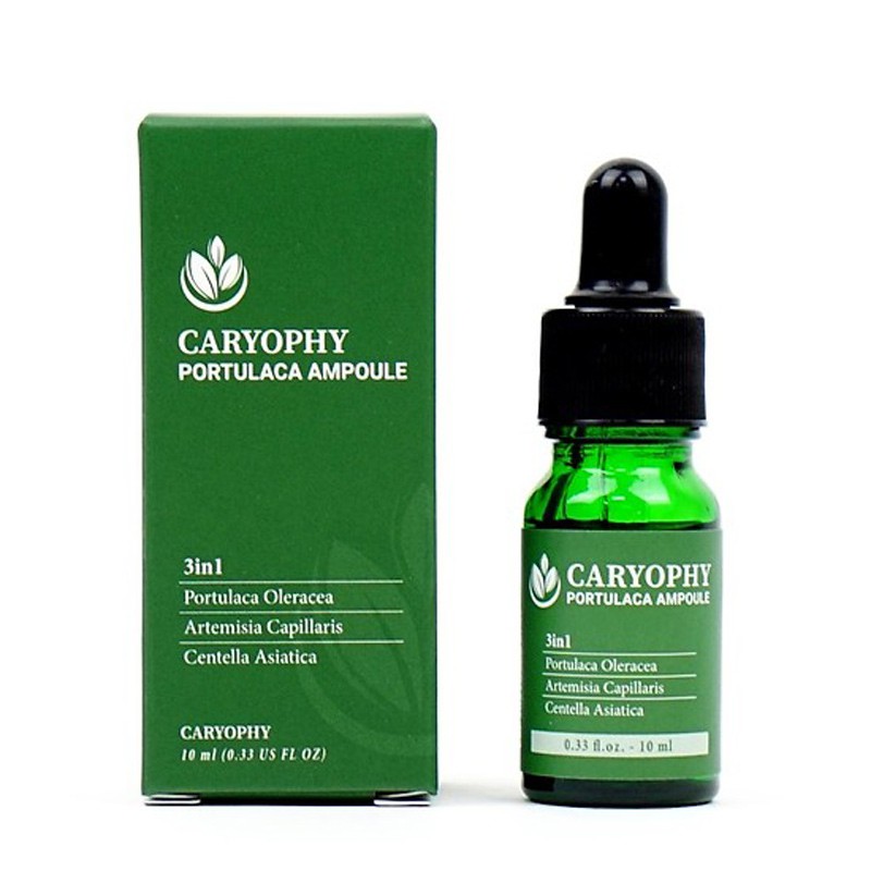 Combo Nước hoa hồng và Serum giảm mụn thâm Caryophy Portucala (Toner 300ml + Serum 10ml) Tammy Store