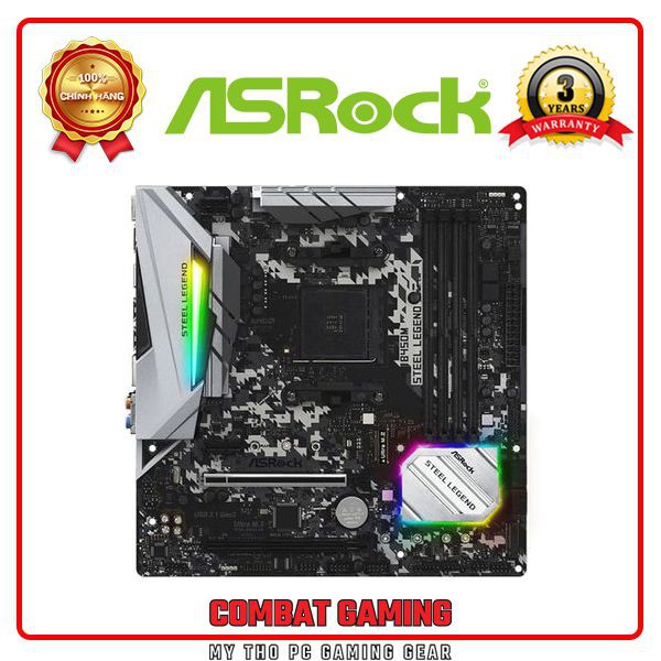 Bo Mạch Chủ ASROCK B450M STEEL LEGEND | BigBuy360 - bigbuy360.vn