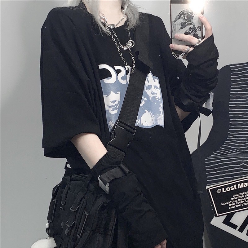 Áo thun tay lỡ Unisex NEKOSG, áo phông form rộng ATL153