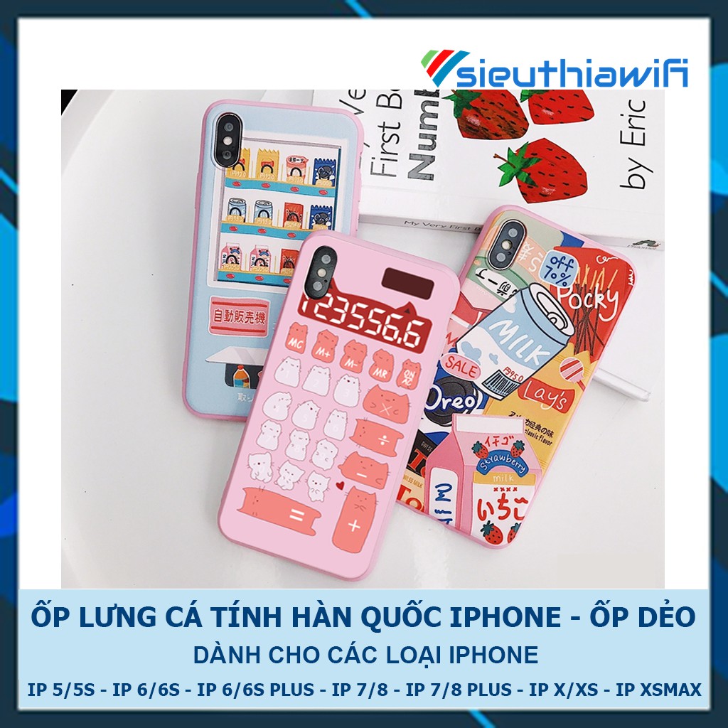[Freeship đơn từ 50k toàn quốc] ỐP LƯNG CÁ TÍNH PHA TRỘN NHIỀU HÌNH - ỐP IPHONE DẺO [ F1-2 ]
