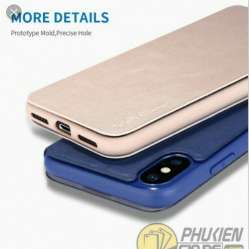 Bao da FIB color cho iphone XS MAX/Xr/Ipx/xs X-level chính hãng
